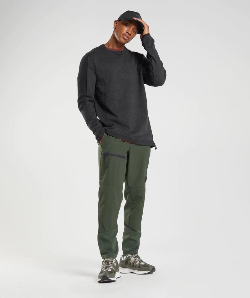 Men's Gymshark Retake Woven Jogger Olive | NZ 4BFVXZ